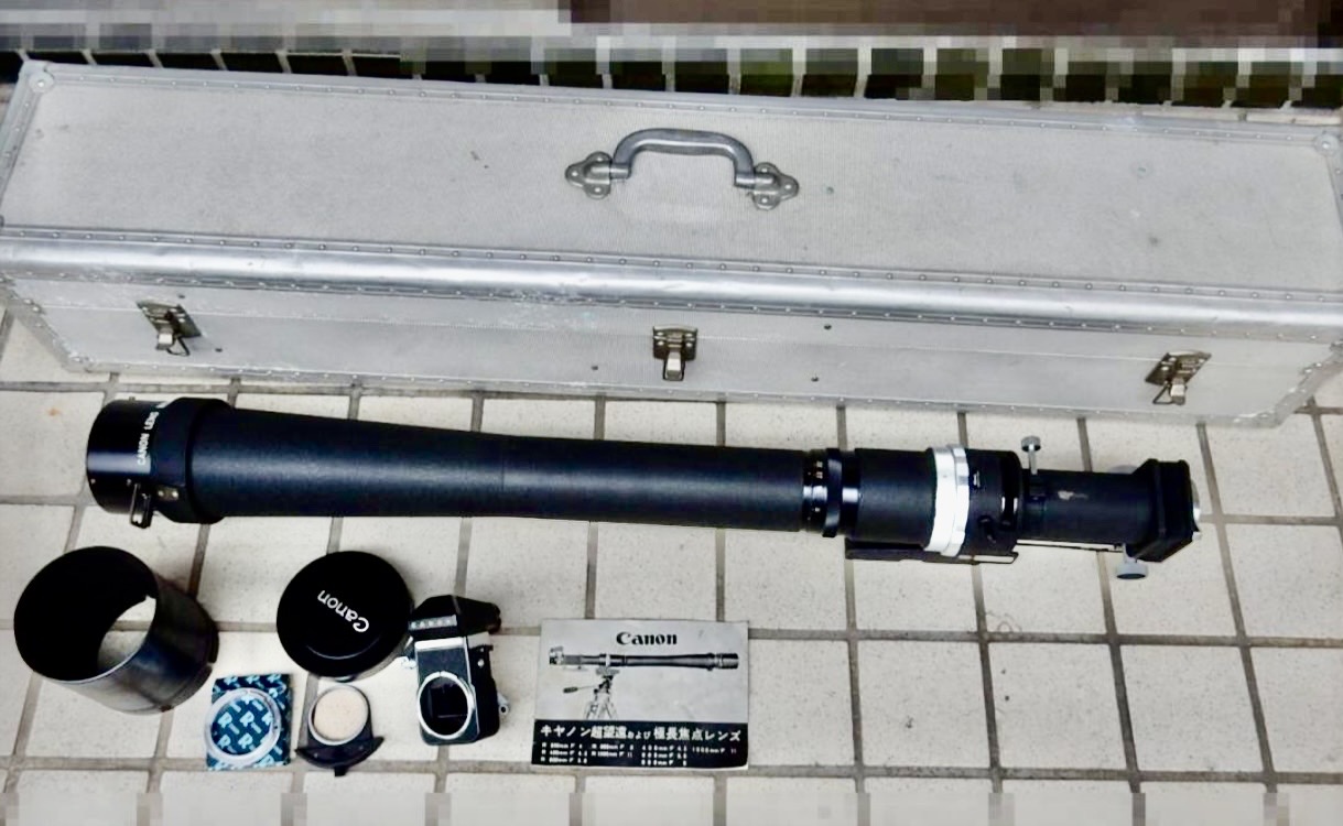 キャノン1000mmレトロ希少❘高額